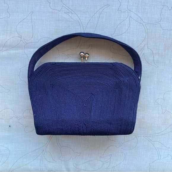 Vintage 1940s Telephone Cord Hand Bag ☎️ - Picture 2 of 9